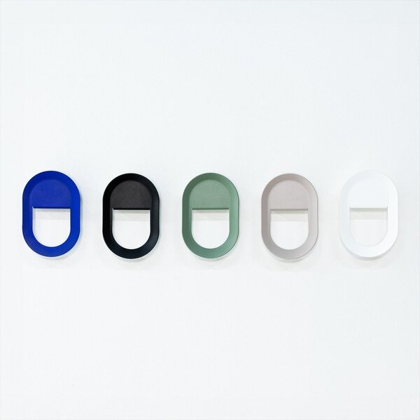Gancio da parete nero in acciaio Coucou – Spinder Design
