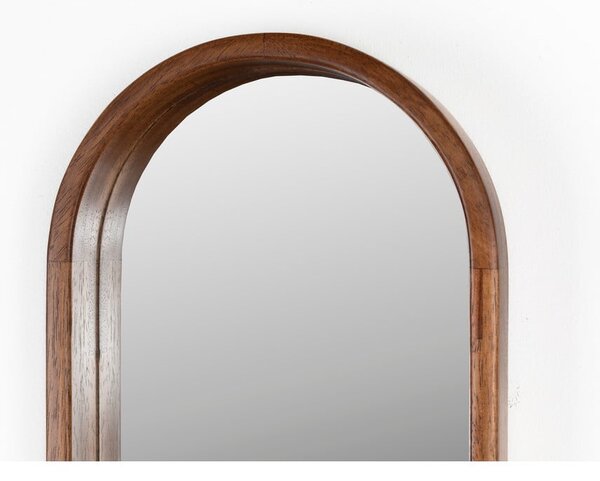 Specchio da parete con cornice in legno 24x120 cm Nyko - White Label