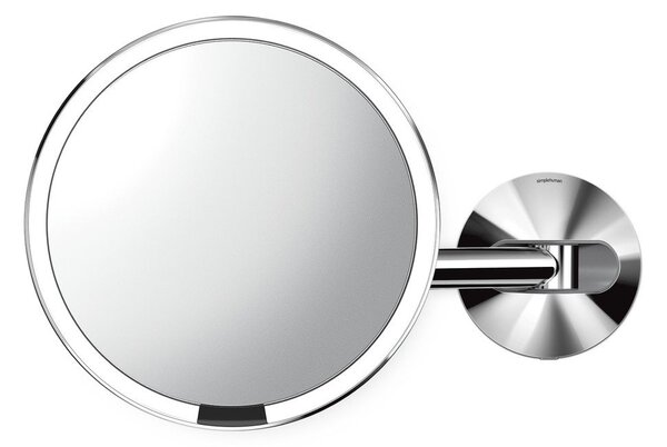Specchio da parete/per make-up con illuminazione/con ingrandimento (5x) ø 20 cm Sensor – simplehuman