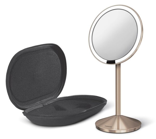 Specchio per make-up con illuminazione/con ingrandimento (10x) ø 12 cm Travel – simplehuman