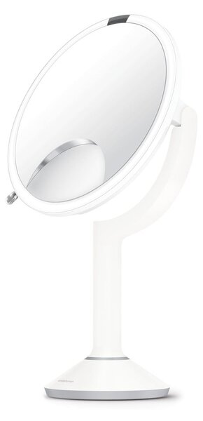 Specchio per make-up con illuminazione/con ingrandimento (5x) ø 20 cm Sensor Trio – simplehuman