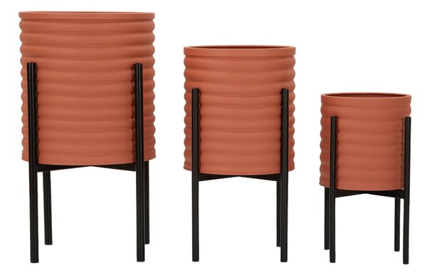 Set di coprivaso in metallo 3 pzø 36 cm Milly - Mauro Ferretti