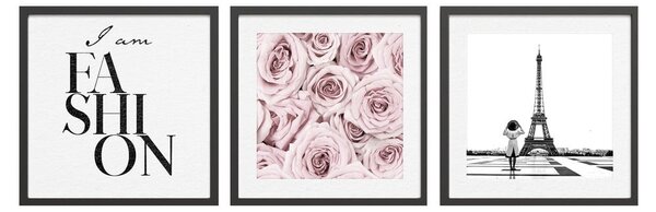 Set di dipinti 3 pz 30x40 cm Parisienne – Styler