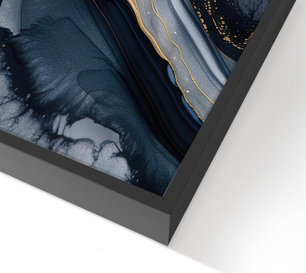 Quadro con elementi dipinti a mano 70x100 cm Sky – Styler