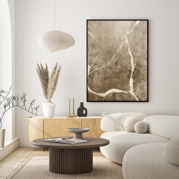 Quadro dipinto a mano 90x120 cm Vibranium - Malerifabrikken