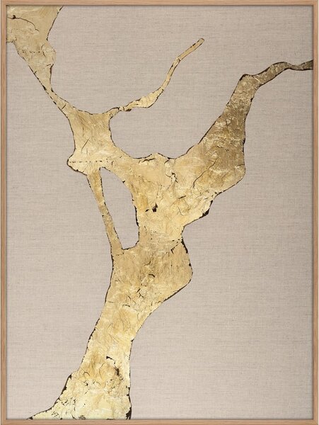 Quadro dipinto a mano 90x120 cm Wild Horizon Gold - Malerifabrikken