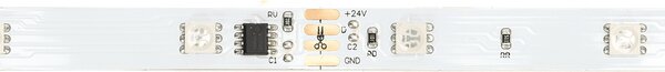 Striscia Led Digitale Smart 24V 24W 5 metri IP20 RGBIC con telecomando Aigostar