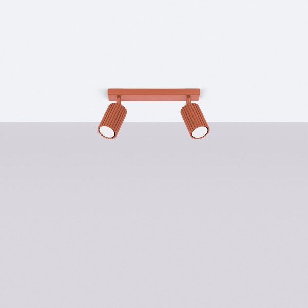 Faretto color mattone 6,5x30 cm Gleam – Sollux