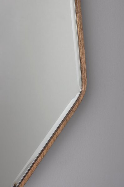 Specchio da parete con telaio in legno massiccio 39,5x90 cm Basil – Dutchbone