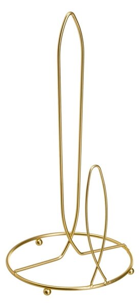 Portarotolo da cucina verticale dorato in metallo ø 16 cm – Casa Selección