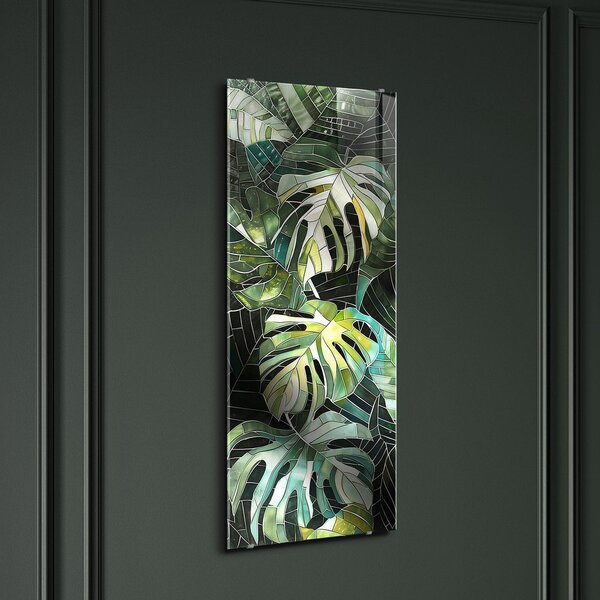 Dipinto dipinto su vetro 50x125 cm Mosa – Styler