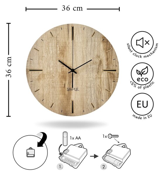 Orologio da parete ø 36 cm Adam – Styler