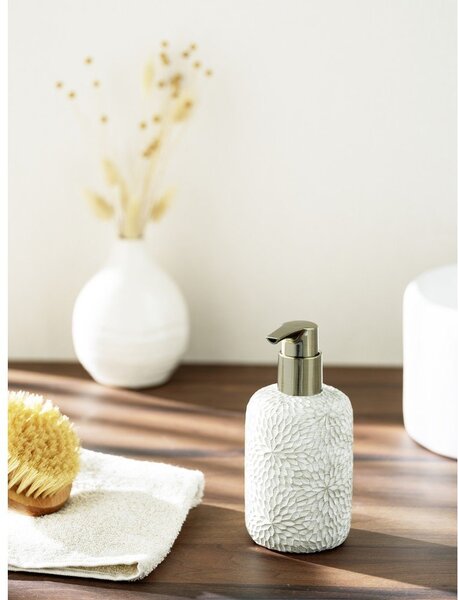 Dispenser per sapone bianco in poliresina 300 ml Montalfano – Wenko