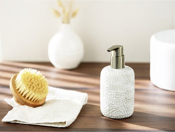 Dispenser per sapone bianco in poliresina 300 ml Montalfano – Wenko