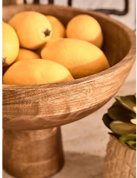 Ciotola di colore naturale in legno ø 27 cm Kara – Premier Housewares