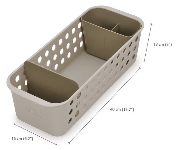 Organizer da bagno beige EasyStore – Joseph Joseph