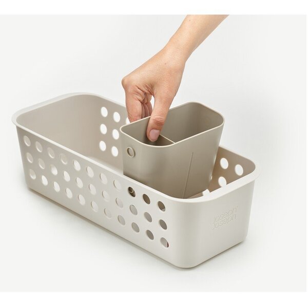 Organizer da bagno beige EasyStore – Joseph Joseph
