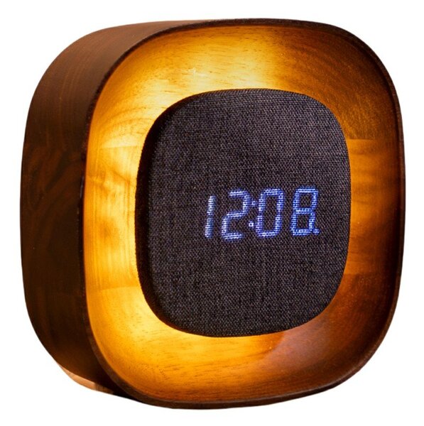 Sveglia digitale Lumos Walnut – Gingko