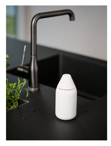 Dispenser per sapone grigio chiaro in silicone 300 ml Singles – Zone