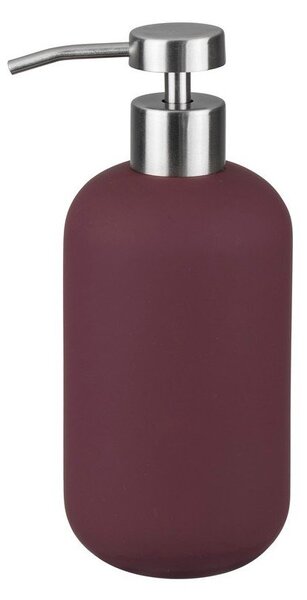 Dispenser per sapone viola scuro in ceramica 120 ml Lotus Play – Mette Ditmer Denmark