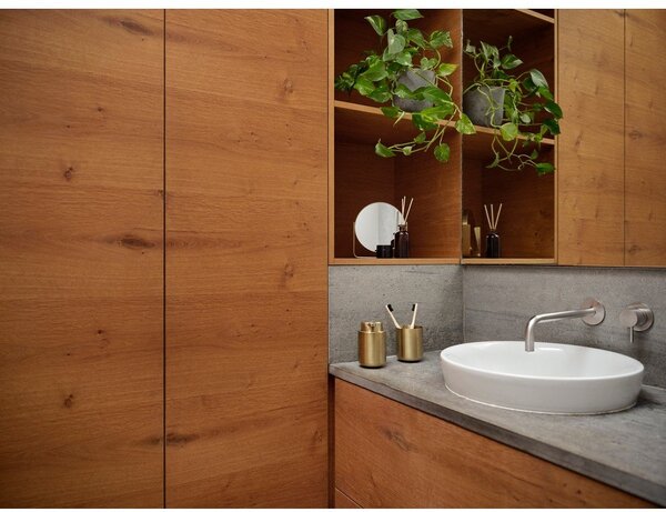 Portaspazzolino color ottone in acciaio inox Ume Brass – Zone