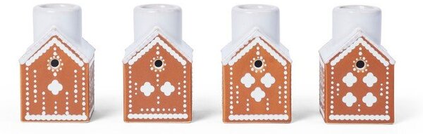 Portacandela in ceramica per avvento Gingerbread – Kähler Design