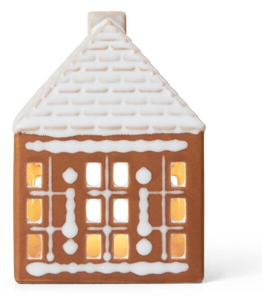 Portacandela in ceramica per lumino Gingerbread Lighthouse – Kähler Design