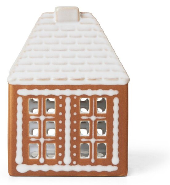 Portacandela in ceramica per lumino Gingerbread Lighthouse – Kähler Design