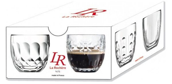 Set di bicchieri da whiskey 4 pz 100 ml Troquet – La Rochére