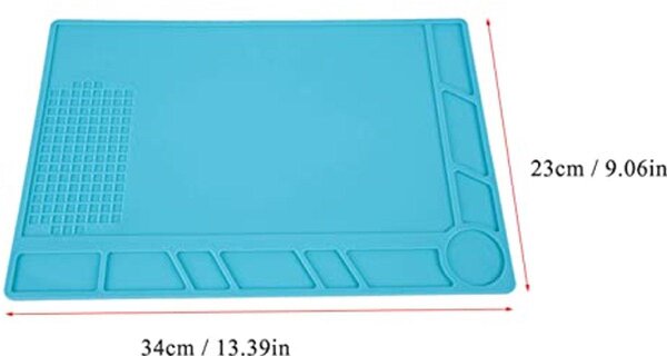 Tappetino in silicone resistente al calore per la riparazione di orologi e la saldatura: supporto professionale per riparazioni di alta qualità