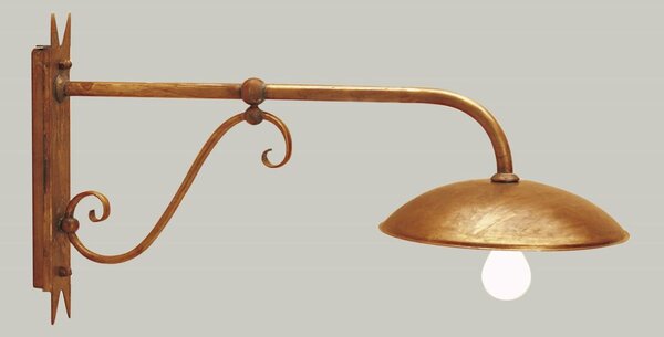 DREA APPLIQUE DA ESTERNO IN OTTONE AL NATURALE O VERNICIATO CORTEN O ANTRACITE
