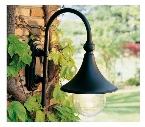 LAMPARA APPLIQUE PER ESTERNO DI SOVIL IN ALLUMINIO COLORE NERO O RUGGINE ECONOMICO