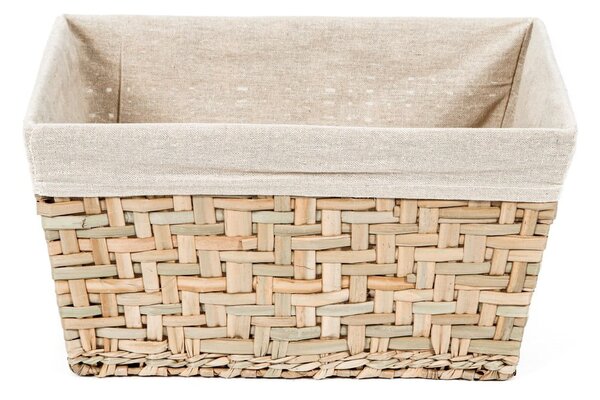 Cestino in giunco, 38,5 x 28,5 cm - Compactor