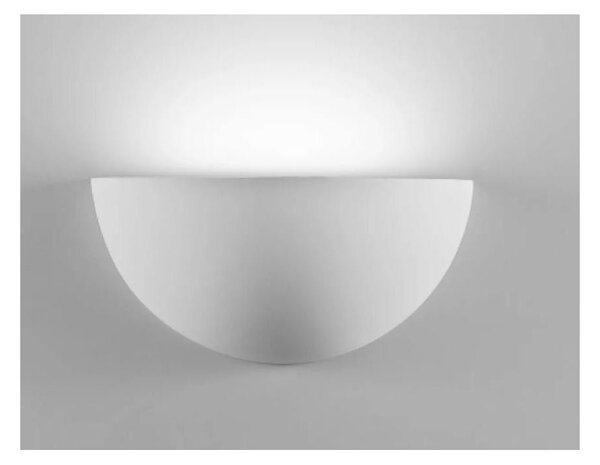 862 APPLIQUE ISYLUCE IN GESSO GRANDE VERNICIABILE A LED INTEGRATO DA 18W