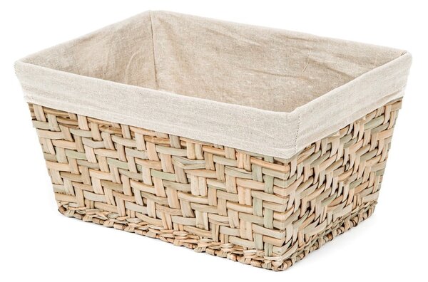 Cestino in giunco, 38,5 x 28,5 cm - Compactor