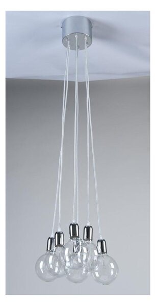 BOLLE SISTEMA DI ILLUMINAZIONE 6 LUCI CON CAVO SETA 200 CM