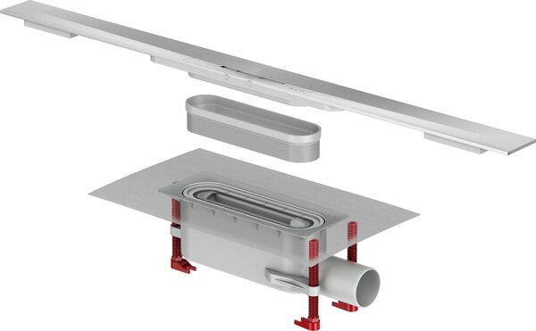 Aco ShowerDrain Griglia di design per pozzetto 90x5,5x1,2 cm in acciaio inox