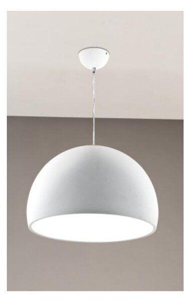 2042 SOSPENSIONE IN METALLO BIANCO DIAMETRO 46 CM CON LED INTEGRATO DA 42W