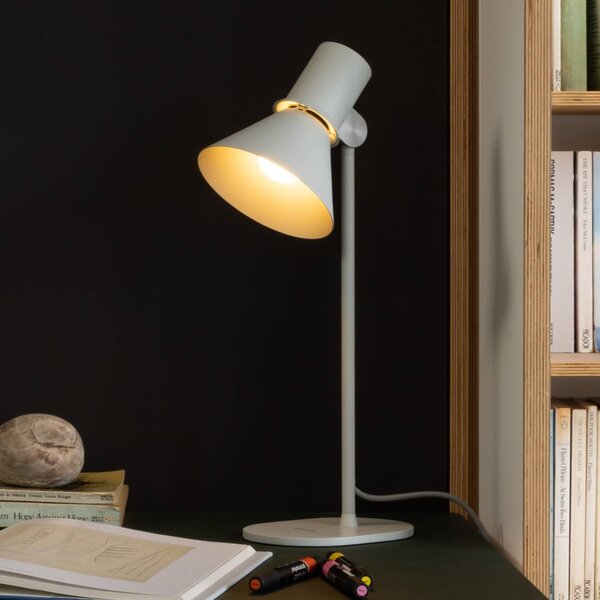 Anglepoise Lampada da tavolo Type 80 T1, Alluminio / Grigio / Zincato, Soggiorno / Sala da pranzo, Alluminio, Design, Lampada da tavolo