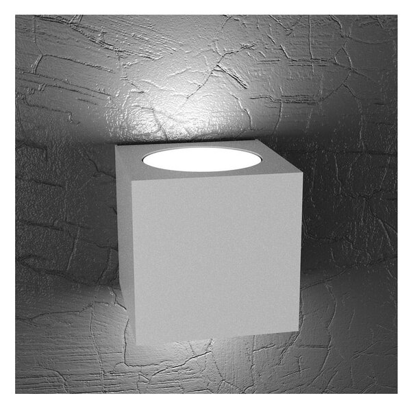 PLATE APPLIQUE IN METALLO 4 COLORI CON LAMPADINE LED SOSTITUIBILI
