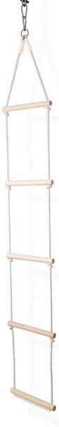 MAMOI scala in corda scala da arrampicata resistente per bambini in legno e corda di cotone, design scandinavo | dispositivo medico | 100% ECO
