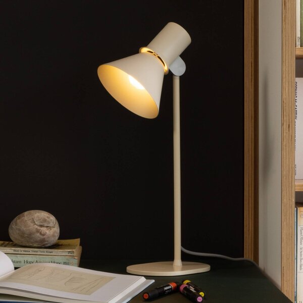 Anglepoise Lampada da tavolo Type 80 T1, Crema / Ambra, Soggiorno / Sala da pranzo, Alluminio, Design, Lampada da tavolo