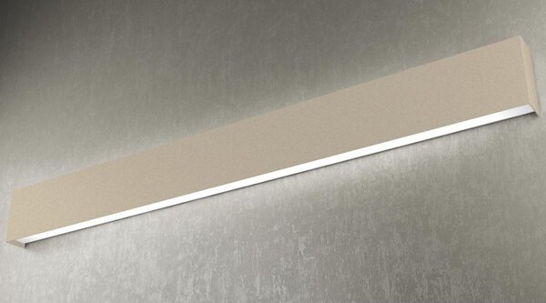 WALLY APPLIQUE 117 CM IN METALLO VERNICIATO 3 COLORI A LED 120W LAMPADINE SOSTITUIBILI