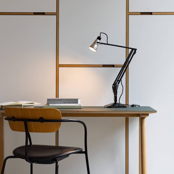 Anglepoise Lampada da scrivania Original 315, argento/nero 315, Nero, Studio / Ufficio, Alluminio, Design, Lampada da tavolo