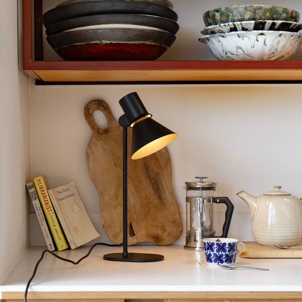 Anglepoise Lampada da tavolo Type 80 T1, Nero, Soggiorno / Sala da pranzo, Alluminio, Design, Lampada da tavolo