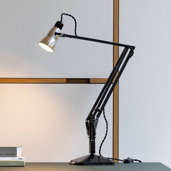 Anglepoise Lampada da scrivania Original 315, argento/nero 315, Nero, Studio / Ufficio, Alluminio, Design, Lampada da tavolo