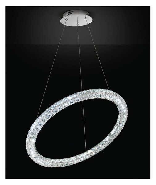 NORA3 AFFRALUX LAMPADARIO CON CRISTALLI A LED 34W 4000K DIAMETRO 72 CM
