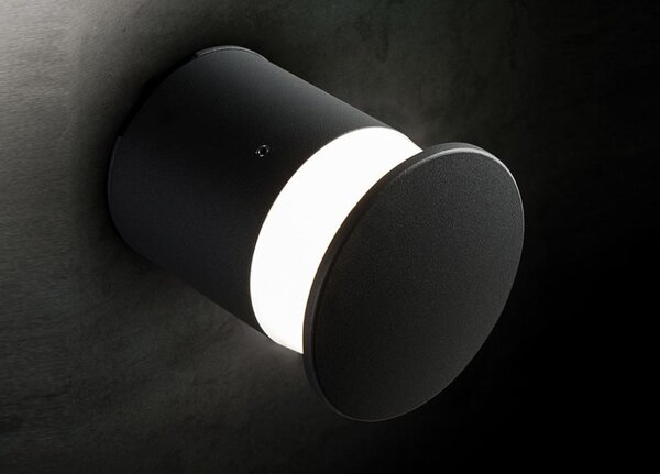KEP APPLIQUE O PALETTO DA ESTERNO LED 9W IP65 IN ALLUMINIO ANTRACITE O CAFFE