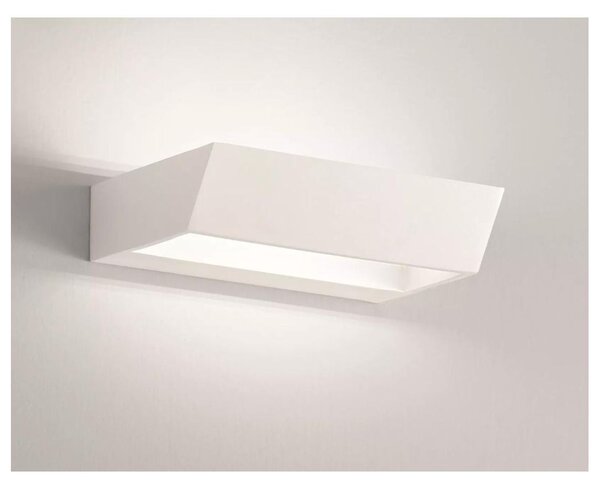 EDGE PICCOLO LED 18W LUCE SOPRA SOTTO MONTATURA BIANCA O NERA MODERNO ECONOMICO