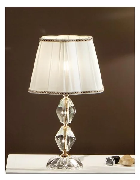 BRIGIDA ABAT-JOUR IN CRISTALLO e METALLO ELEGANTE E CLASSICO FINITURA ORO DI ONDALUCE